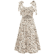 thumbnail image 1 of Vestido de Verano Informal con Escote en V Color Albaricoque L, 1 of 10