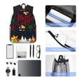 thumbnail image 4 of Disketp Merry Christmas Elk Mochila Ligera Clásica con Múltiples Bolsillos, Mochila Casual para Hombre y Mujer, Ideal para Escuela, Trabajo y Viajes, 4 of 6