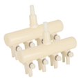 thumbnail image 1 of 2PCS Plastic Easy Operation Aquarium Air Pump Special Splitter Valve with Diverter Adjustable Switch Fish Tanks Accessory4 Way, 1 of 4