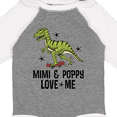 thumbnail image 4 of Inktastic Mimi and Poppy Love Me Grandson Boys Long Sleeve Baby Bodysuit, 4 of 5
