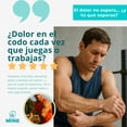 thumbnail image 2 of Codera para Epicondilitis y Codo de Tenista con 2 Almohadillas Focal Unitalla | Soporte Deportivo con Compresión Ajustable y | Unisex |  Pádel, Tenis, Trabajo o Gym, 2 of 12