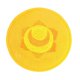 thumbnail image 1 of Alfombra Posavasos de Aislamiento Térmico Baoblaze Artesanía Manual Tibetano 10cm Amarillo, 1 of 8