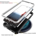 thumbnail image 3 of ArmadilloTek Vanguard Compatible with Samsung Galaxy S21 Ultra Case, Military Grade Full-Body Rugged with Built-in Kickstand [Screenless Version] - White, 3 of 4