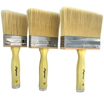 Magimate Deck Stain and Sealer Block Paint Brushes on Wood, Walls, Floor and Fence, Large and Thick Bristle Paint Brushes, 3-inch, 4-inch and 6-inch, Set of 3