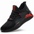 thumbnail image 1 of Zapatos de seguridad para el trabajo para hombres, zapatillas de trabajo antipinchazos, zapatos de trabajo indestructibles para hombres, botas para hombres, zapatos ligeros para hombres, botas de seguridad Tan Jianjun unisex, 1 of 2