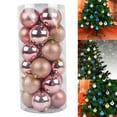 thumbnail image 1 of Bolas colgantes de Navidad Macarena 24 Uds decoraciones artesanales inastillables, 1 of 8