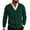 Green, variant on WTXUE Sweaters Long Sleeve, V-Neck Cardigan for Men Mens Button Solid V Neck Slim Warm Sweater Coat Knit Tops Solid | Officewear for Men Dark Gray L