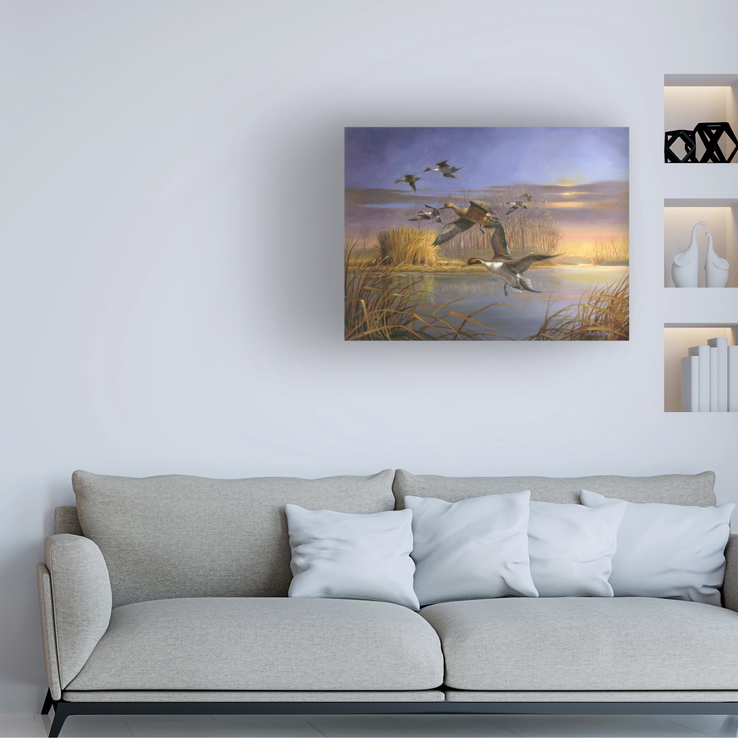 R.J. McDonald 'Pintail Magic' Canvas Art