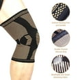 iMucci 2 Pack Copper Knee Sleeves, Professional Copper Knee Braces for