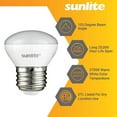 thumbnail image 4 of Sunlite LED R14 Mini Reflector Floodlight Light Bulb, 4 Watts (25W Equivalent), Medium E26 Base, Dimmable,ETL Listed, 2700K Warm White, 6-Pack, 4 of 4