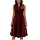 thumbnail image 3 of TaTaai Womens Summer Casual Sleeveless V Neck Long Dress Loose Fit Comfortable Lightweight Dress for Daily Vacation Party Spring Summer Wear Gift, 3 of 8