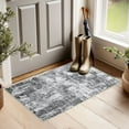 thumbnail image 5 of 2'x3' Entry Rugs, Washable Neutral Abstract Gray Indoor Rug, Soft Low Pile & Stain Resistant Carpet for Entryway Kitchen Front Door Kids Room, 5 of 10