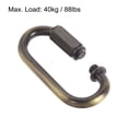 thumbnail image 3 of Conector de cadena de bloqueo rápido en forma ovalada Uxcell de 5mm Bronce 6 Pack, 3 of 6