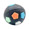thumbnail image 2 of Bola de fútbol de perros Dogs Tug Toy With Many, afuera para Tug of Wars Ball Interactive para Regalos de entrenado de cachorros pequeños y medianos Negro, 2 of 8