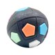 thumbnail image 2 of Juguetes para perros Balón de fútbol Pelota interactiva para exteriores Chirriante Flotante Fútbol para mascotas Perro Negro, 2 of 9