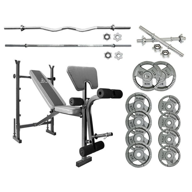 Walmart Banquillo De Pesas Banca Abdominales Plegable En Kfit