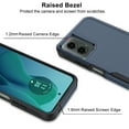 thumbnail image 5 of For Motorola Moto G 5G 2024 Phone Case, Moto G 5G 2024 Case, Dual Layer Shockproof Heavy Duty Military Grade Protective Case Hybrid Rugged Cover for Motorola G 5G 2024, Blue, 5 of 11