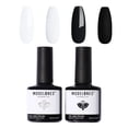 thumbnail image 1 of Esmalte en gel Modelones blanco y negro 15 mL, soak off, LED, 1 of 8