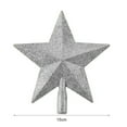 thumbnail image 3 of D-GROEE 15cm Glittered Christmas Star Tree Topper Decorative Treetop Shatterproof Star for Christmas Tree Crown Xmas Holiday Home Party Wedding Ornament Decoration 3PCS, 3 of 8