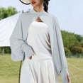 thumbnail image 2 of Cekizud Jackets for Women Lightweight Ice Silk Breathable Sun Protective Cardigan Coat Comfy Hoodless, 2 of 6