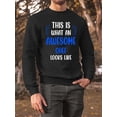 thumbnail image 2 of Awesome Chef Looks Like Sweatshirt Men -Smartprints Designs, Male 5X-Large, 2 of 4