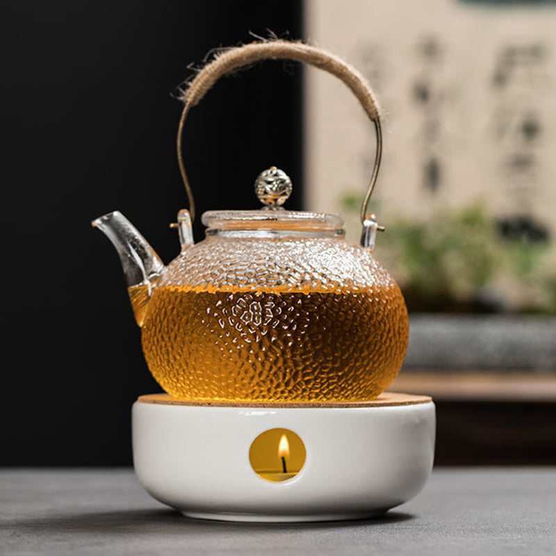 Teapot Warmer Base Holder Heater for Glass/Ceramic/Cast Iron Tea Pot Stovetop 