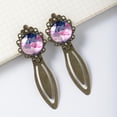 thumbnail image 4 of Starry Flamingos Set of Vintage Copper-Colored Lace Bookmarks - Stainless Steel Book Markers for Readers and Book Lovers, 4 of 5