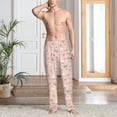 thumbnail image 4 of Salouo Chicken And Goose Print Pajama Pants for Men, Lounge Pants Elastic Waistband Casual Men's sleepwear Loungewear Sleep Pajama Pant -Small, 4 of 7