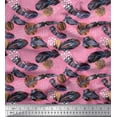 thumbnail image 1 of Soimoi Velvet Fabric Brush Stroke & Feather African Print Sewing Fabric Yard 58 Inch Wide, 1 of 1