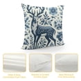 thumbnail image 4 of GOSMITH  Blue and White Porcelain Pillow Covers Set of Floral Chinoiserie Rabbit Pattern Farmhouse Decorative French Country Style Cushion Pillowcases for Bedroom Living Room Sofa,, 4 of 5