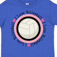 thumbnail image 4 of Inktastic I Love Volleyball Sports Girls Toddler T-Shirt, 4 of 5
