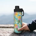 thumbnail image 7 of Pofeuu Cute Pineapples Print 18oz Sports Insulated Kettle Stainless Steel Vacuum Water Bottle Leakproof Sport Flask, 7 of 7