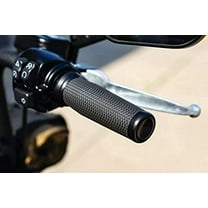 Kuryakyn Thresher Grips for Electronic Throttle, Satin Black