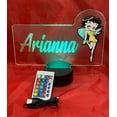 thumbnail image 4 of Night Light Up Desk Table Lamp LED Personalized Free Engraved Betty Boop Angel, Our Newest Feature, Most Popular, It's Wow, with Remote 16 Colors Energy Efficient, Great Gift, 4 of 10