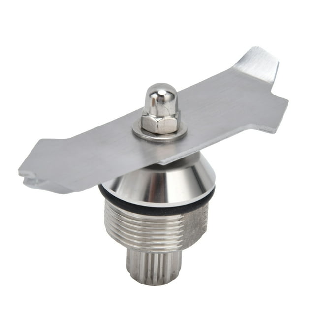 HURRISE Extractor Blade,Blender Blade,Stainless Steel Blender Blade Assembly Replacement Widen 2 Leaf Blade for Blender Juicer Parts