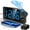 Blue - Projection Alarm Clock, variant on Mpow Projection Alarm Clock, Digital Clock with 180° Rotatable Projector, 3-Level Brightness, Progressive Volume, USB Charger, Battery Backup, 9mins Snooze, 12/24H, Digital Alarm Clock for Bedroom
