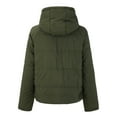 thumbnail image 6 of Tiqkatyck Womens Long Sleeve Tops Clearance Women Fashion Hooded Sleeveless Sweater Vest Blouse Shirts Coats For Women Sweatshirt Womens Clothes Coats For Women Green, 6 of 9