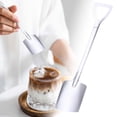 thumbnail image 2 of Creative Shovel Shaped Stainless Spoon,Retro Sapper Shovel Dessert Spoon Ice Cream Cake Yogurt, Coffee Spoon Tea Stirring Spoon, Food-Grade 304 Stainless Steel Home Restaurant, 1 Spoon, 2 of 9