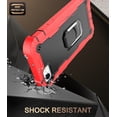 thumbnail image 5 of iPhone 6 Case, iPhone 7 Case, iPhone SE 2020 Case 2nd Gen, Allytech Full Body Shockproof Holster Hybrid 3 in 1 Slim Heavy Duty Rugged Case for iPhone 6/7/8/ iPhone SE 2020, Red + Black, 5 of 5