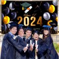 thumbnail image 6 of Weloille Graduation Decorations Congratulations Graduation Banner 2024 Graduation Banner Graduation Decorations Graduation Photo Backgrounds (70.86x45.27in), 6 of 8