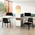 thumbnail image 3 of Costway Conference Chairs Set of 2 Stackable Office Guest Mesh Chairs for Waiting Room, 3 of 10