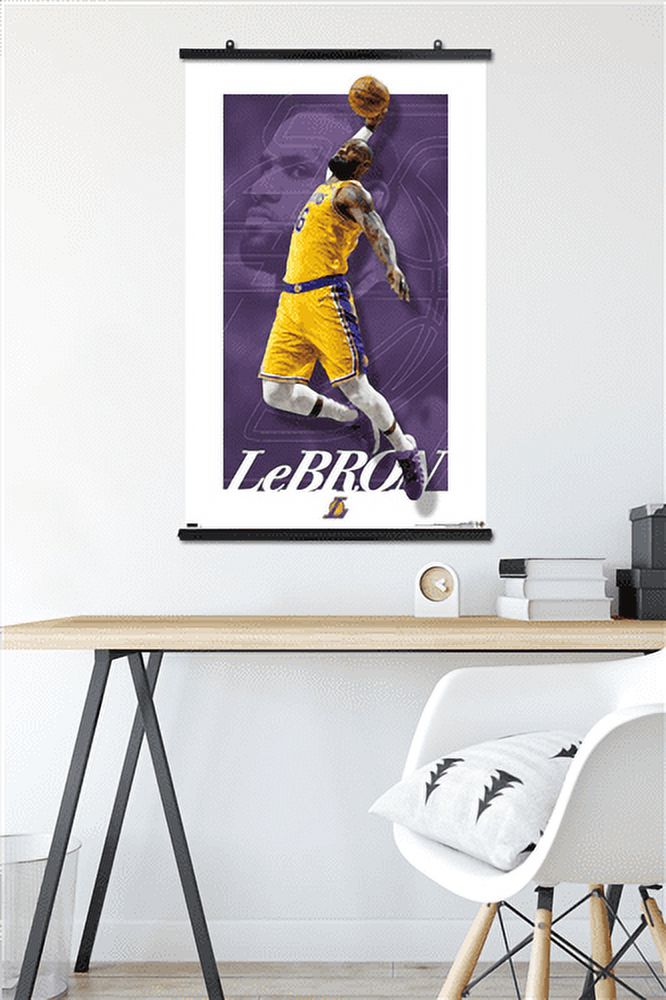 NBA Los Angeles Lakers - LeBron James 21 Wall Poster, 22.375" x 34"