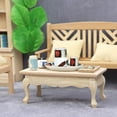thumbnail image 3 of Toddmomy 1Pack Mini Tea Table Model Wooden for Kids Student Graduation .5X1.6X1.6In, 3 of 8
