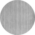 thumbnail image 1 of Ahgly Company Indoor Round Solid Gray Modern Area Rugs, 8' Round, 1 of 1