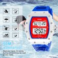 thumbnail image 6 of SKMEI Mens Digital Sports Watches Multifunctional 50M Waterproof LED Alarm Backlight Watch, 6 of 8
