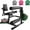 Black with 100lb Colorful Plates, variant on MITONOS Leg Extension and Curl Machine, 4 in 1 Lower Body Workout Machineļ¼ Adjustable Leg Curl Machine, Leg Extension Machine with Exercise Bench, Home Gym Weight Machine