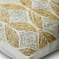 thumbnail image 2 of Decorative Pillow Cover, Zippered Pillow Covers, Decorative Pillow Covers 22x22 inch (55x55 cm) Gold, Silk Throw Pillow Covers, Handmade Pillow Covers, Modern, Abstract - Golden Rain, 2 of 3