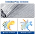 thumbnail image 3 of Unique Bargains Bubble Reflective Foil Insulation, 16 in x 10 Ft Portable Foam Reflective Insulation, 3 of 6