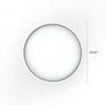 thumbnail image 2 of Jamesdar Kurv Plastic and Steel Chat Table in White & Natural, 2 of 4