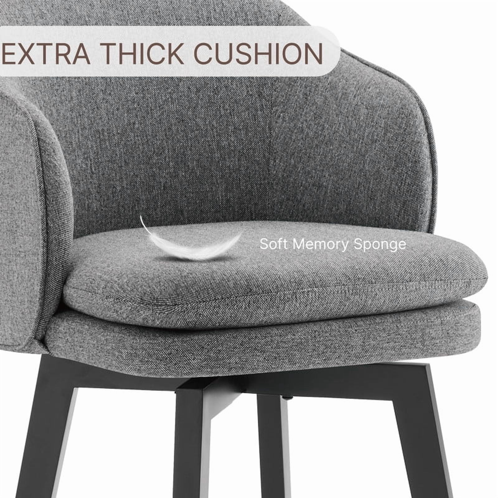 CHITA Modern Swivel Counter Height Bar Stools with Arm